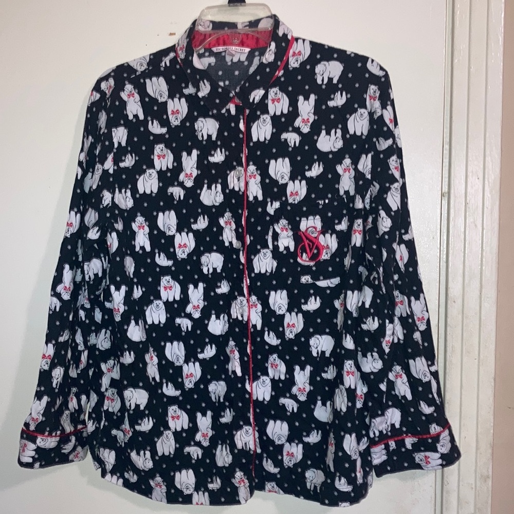 Victoria’s Secret Christmas Winter Pajama Top